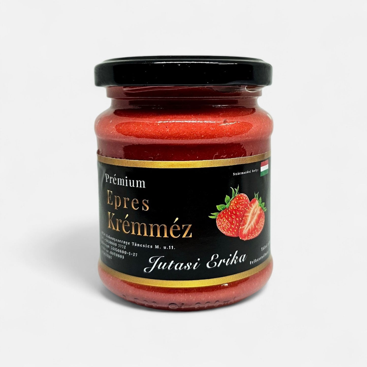 Prémium liofilizált epres krémméz - 250g